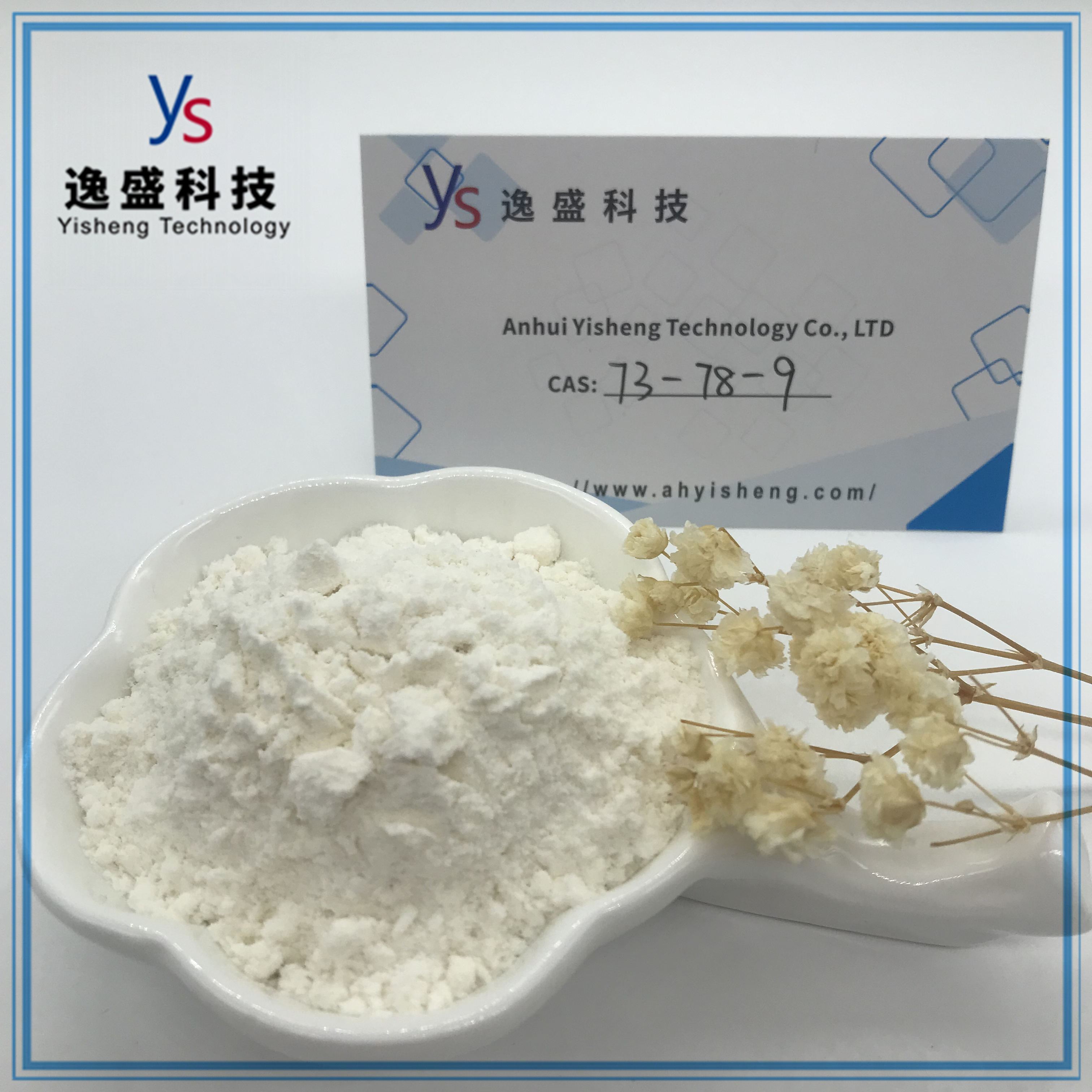 CAS 73-78-9 Clorhidrato de lidocaína Polvo de calidad superior 